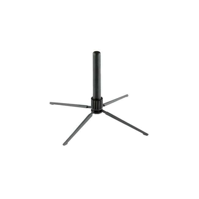 K&M Flute Stand with Four Legs - Black