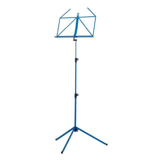 K&M portable music stand blue