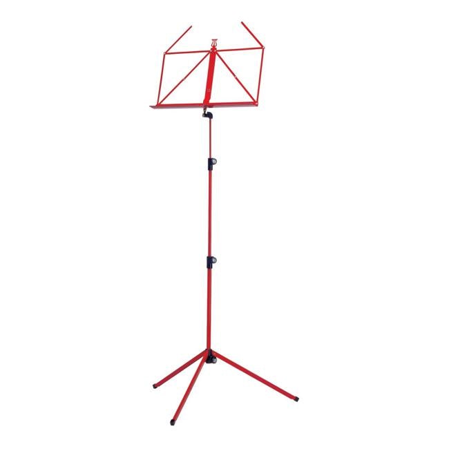 K&M portable music stand red