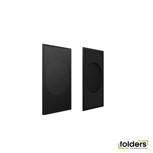 KEF Cloth Grille For Q350 Speaker. Colour Black. SOLD AS PAIR. - Folders