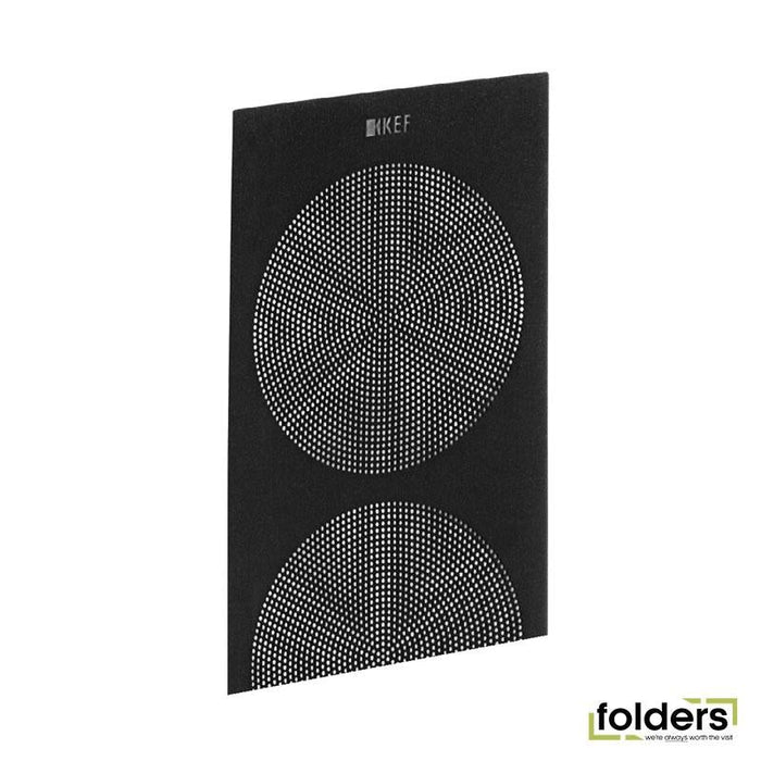 KEF Microfibre Grilles to fit KEF R2C. Colour - Black - Folders