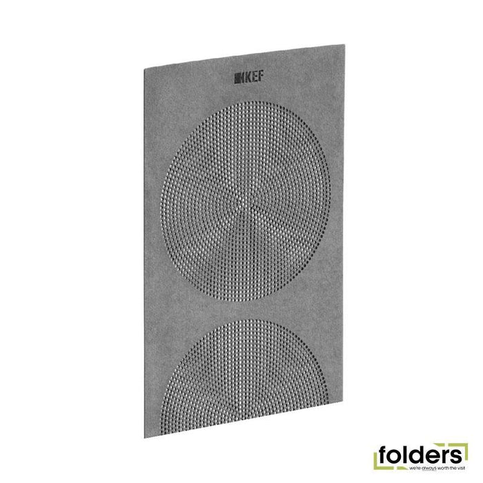 KEF Microfibre Grilles to fit KEF R5. Colour - Grey. SOLD AS A PAIR - Folders