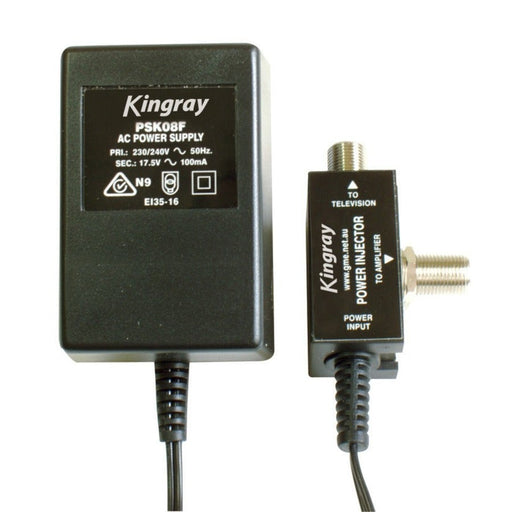 Kingray 17.5V AC 100mA Power Supply for Masthead Amplifier - Folders