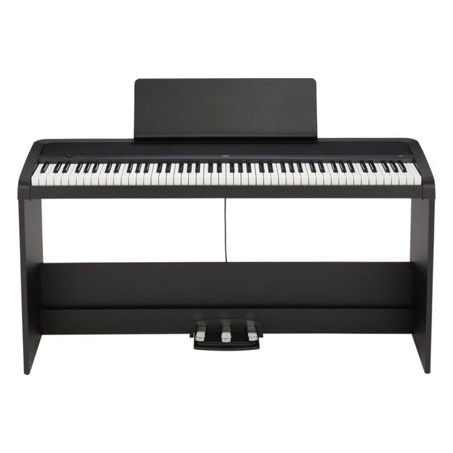 Korg B2SP Digital Piano Black with Triple Pedal and Stand