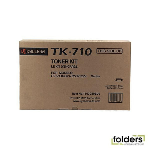Kyocera TK-710 Black Toner - Folders