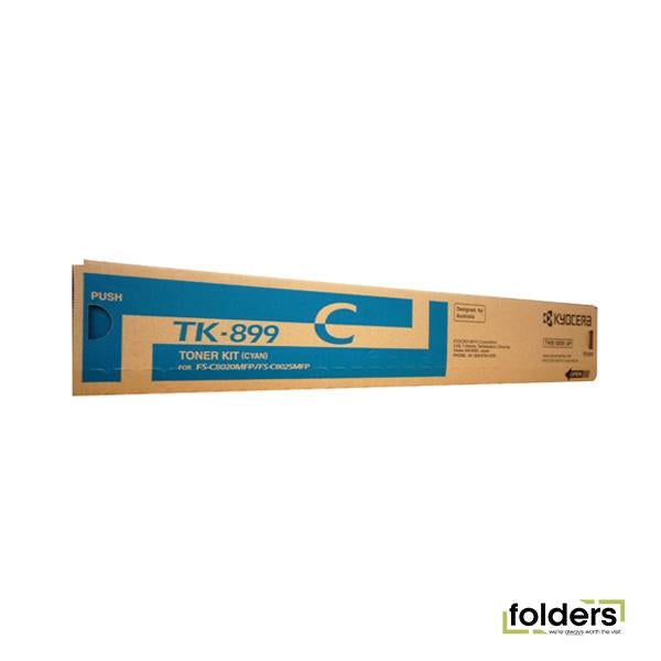 Kyocera TK899C Cyan Toner - Folders