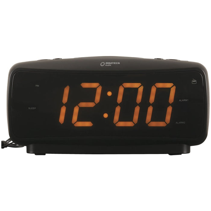 Large-Digit Alarm Clock with AM/FM Radio - Folders