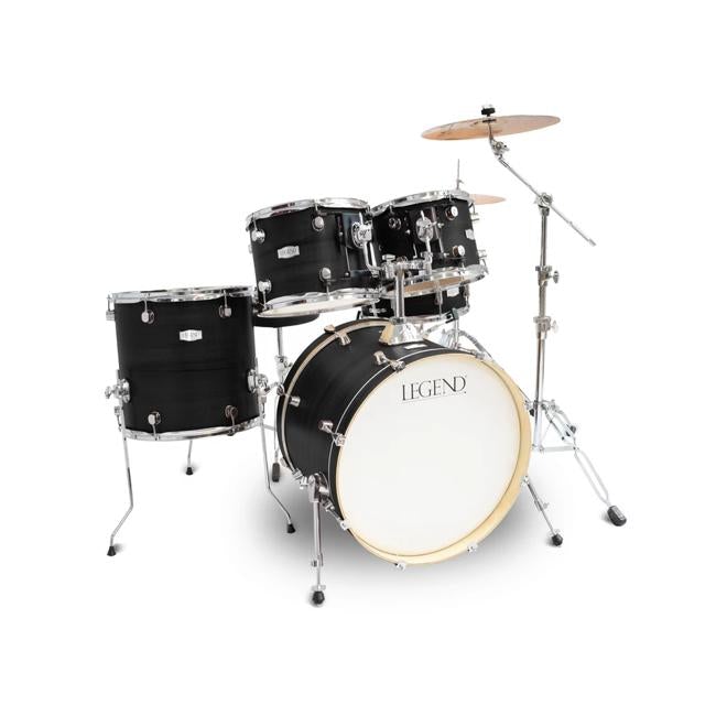 Legend Classic Series 2 black ash 5 piece birch drum kit