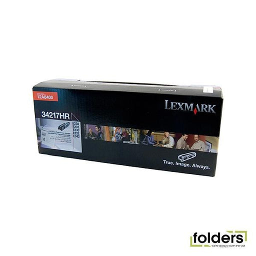 Lexm 34217HR Prebate Toner - Folders