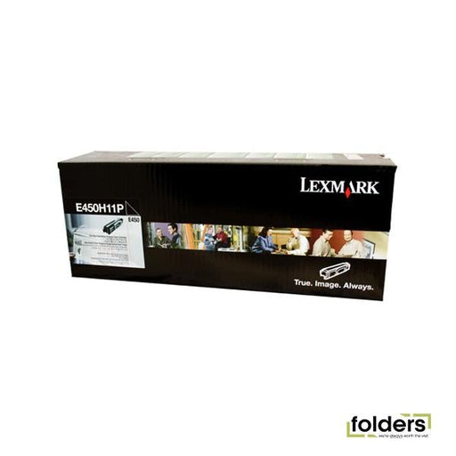 Lexm E450H11P Pre Toner Cartridge - Folders