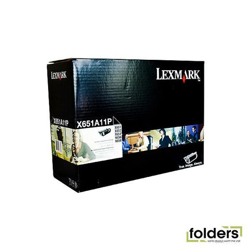 Lexm X651A11P Prebate Toner - Folders