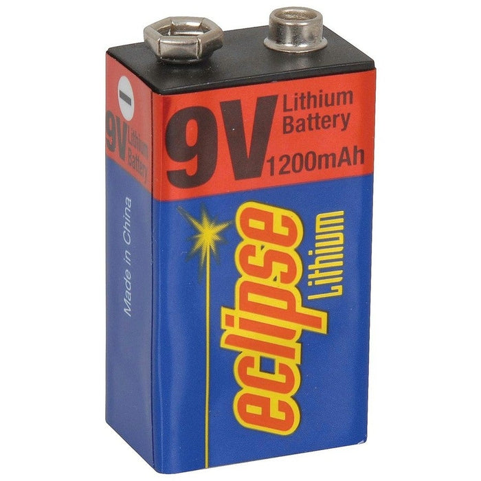 Lithium 9V Battery 1200mAh Eclipse - Folders