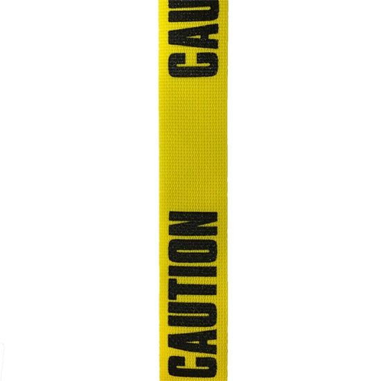 LM Caution Guitar Strap
