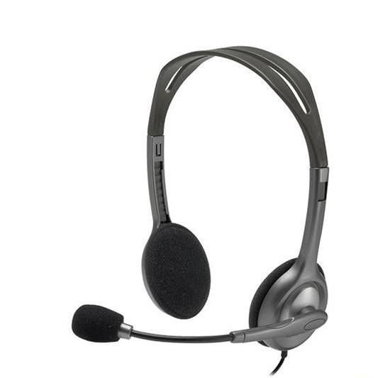 Logitech H110 Stereo Headset with Noise-Cancelling Microphone - Folders