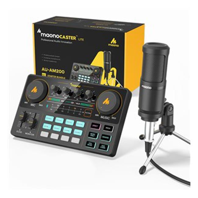 Maonocaster All In One Podcast Production Studio With Microphone