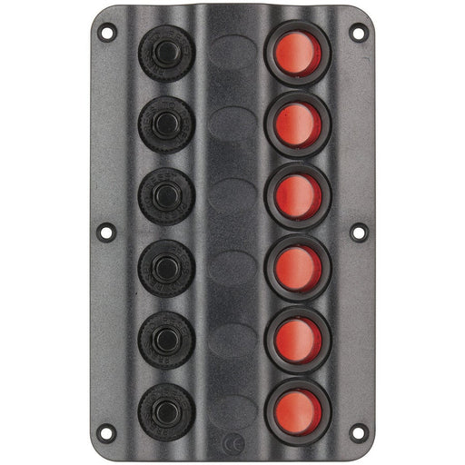 Marine Switch Panel with Circuit Breakers - Folders