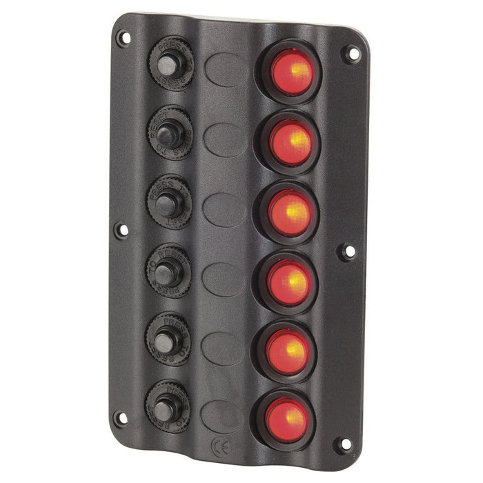 Marine Switch Panel with Circuit Breakers - Folders