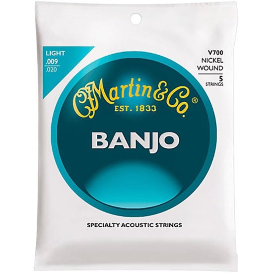 Martin V700 Banjo 5 String Set Light 9-20