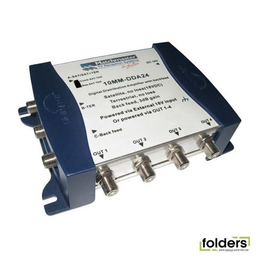 MATCHMASTER 2x 4 Digital Distribution Amplifier with 4x - Folders