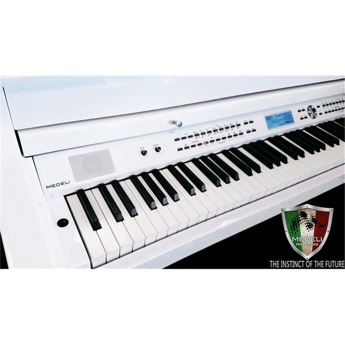 Medeli Grand 510 Digital Baby Grand Piano White