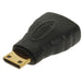 Mini HDMI Plug to HDMI Socket Adaptor - Folders