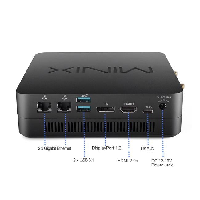 Minix Ngc-5 Intel Core I5-8279U Mini Pc With Windows 10 Pro.