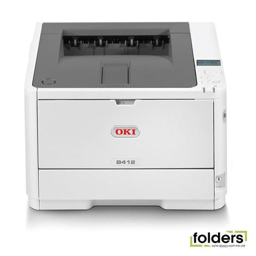 OKI B412dn A4 33ppm Mono LED Printer - Folders