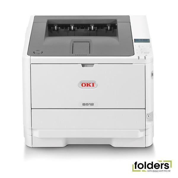 OKI B512dn A4 45ppm Mono LED Printer - Folders