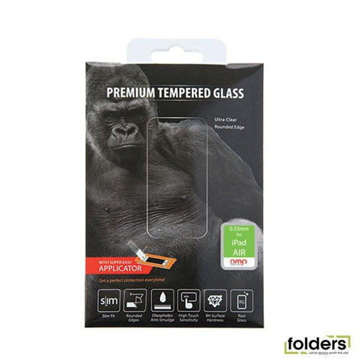 Omp ipad air/air 2/the ipad premium tempered glass screen protector - Folders