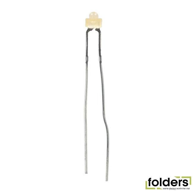 Orange 2mm led 350mcd tower type diffused - Folders