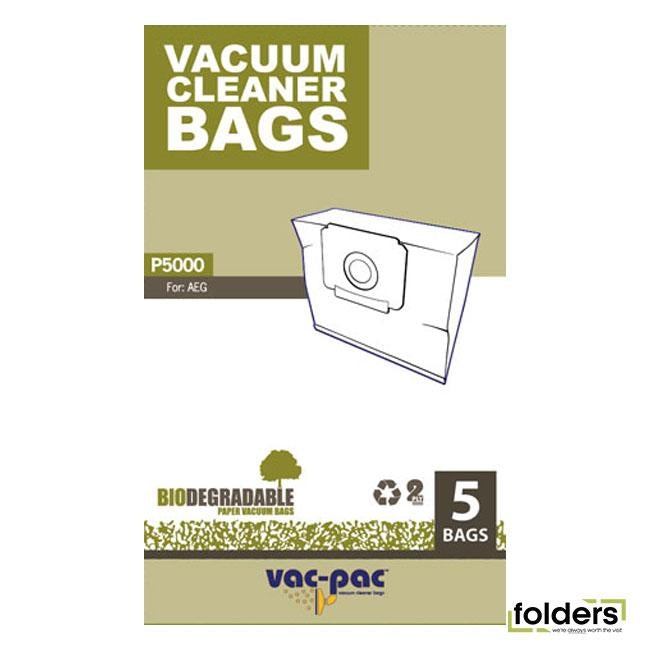 P5000 Vacpac vacuum cleaner bags - Folders