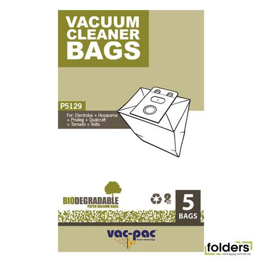 P5129 Vacpac vacuum cleaner bags - Folders