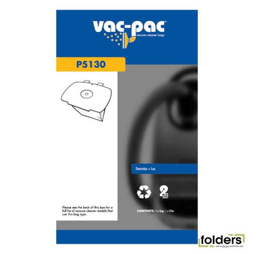 P5130 Vacpac vacuum cleaner bags - Folders