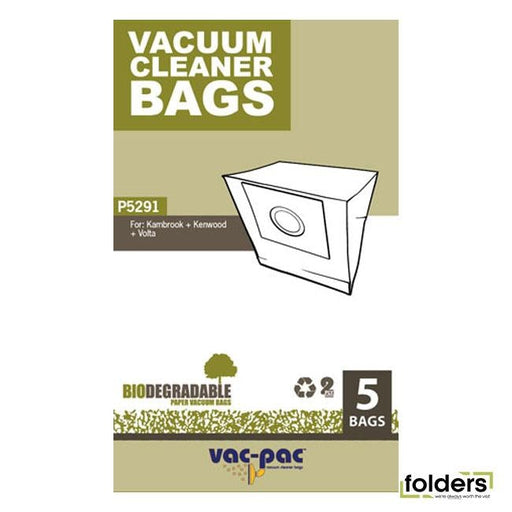 P5291 Vacpac vacuum cleaner bags - Folders