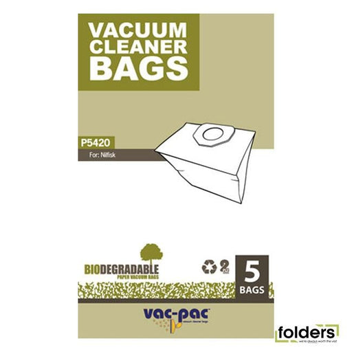 P5420 Vacpac vacuum cleaner bags - Folders