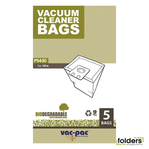P5430 Vacpac vacuum cleaner bags - Folders
