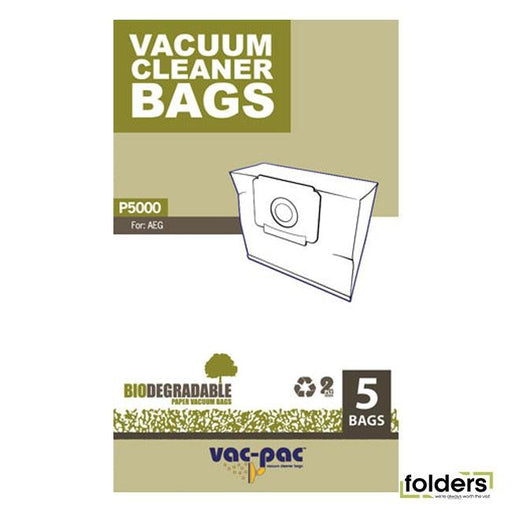 P5590 Vacpac vacuum cleaner bags - Folders