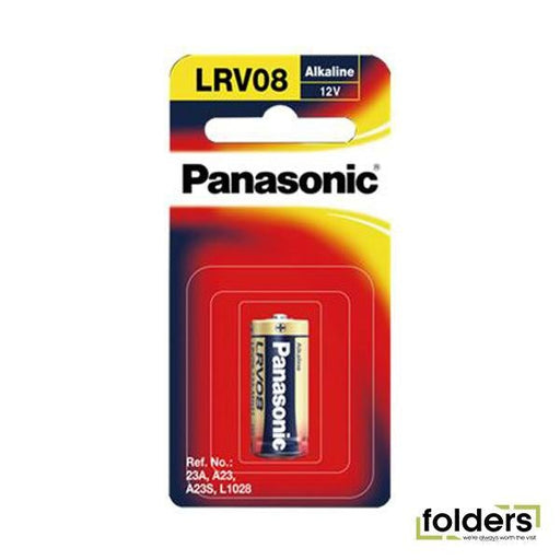 Panasonic 12V Alkaline Battery 1 Pack - Folders