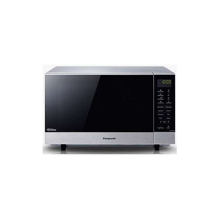Panasonic 27L Flatbed Inverter Stainless Microwave — Folders