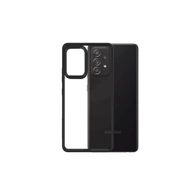 Panzer ClearCase for Samsung A52, Black AB
