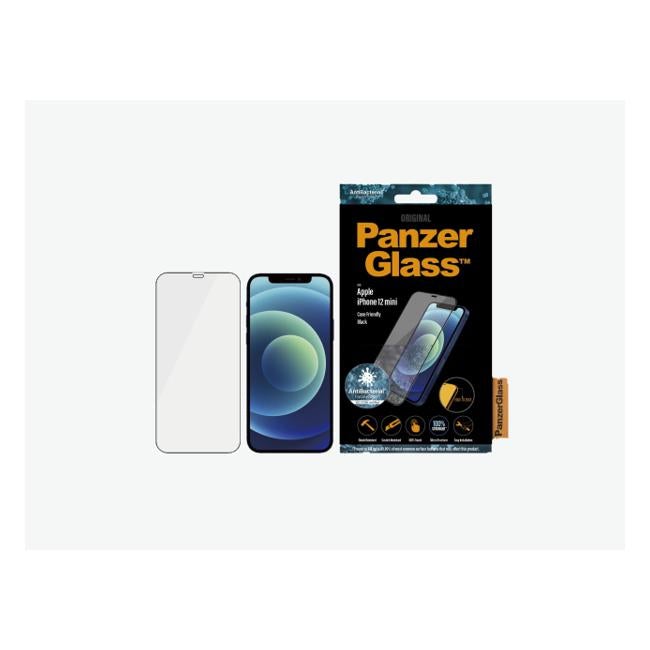 PanzerGlass for iPhone 12 mini - Black - Case Friendly