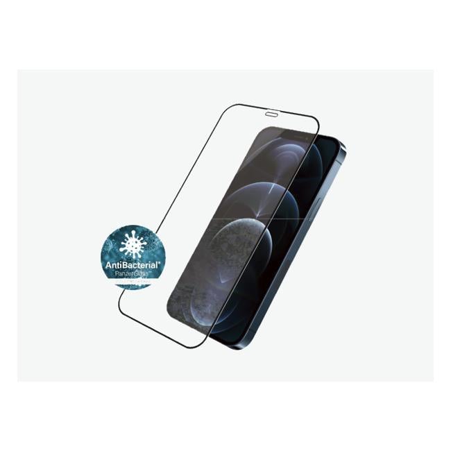 PanzerGlass for iPhone 12 Pro Max - Black - Case Friendly
