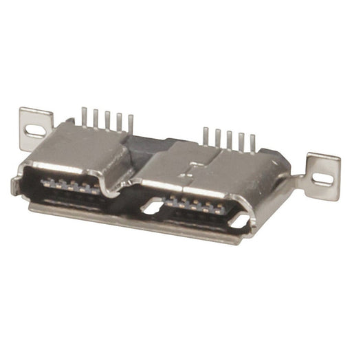 PCB Mount Micro USB 3.0 Type B Socket - Folders