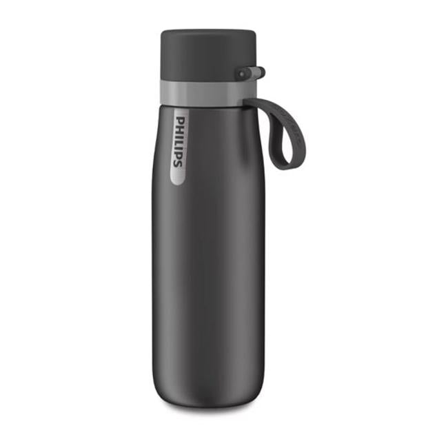 Philips Go Zero Daily Insulated Bottle With Daily Filter 600Ml Grey