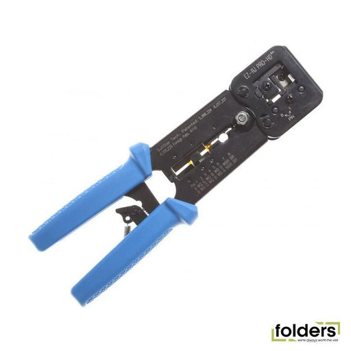 PLATINUM TOOLS EZ-RJPRO Crimp Tool. Easy install crimp tool for - Folders