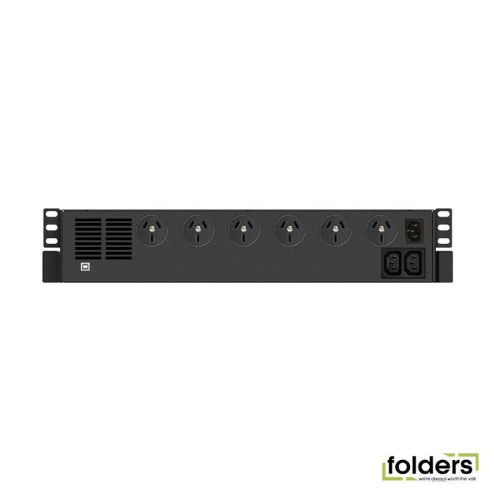 POWERSHIELD Defender Rackmount 800VA (480W) Line Interactive UPS, - Folders