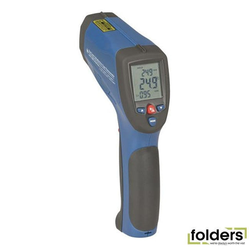 Pro high temperature non-contact thermometer with k-type probe support and usb - Folders
