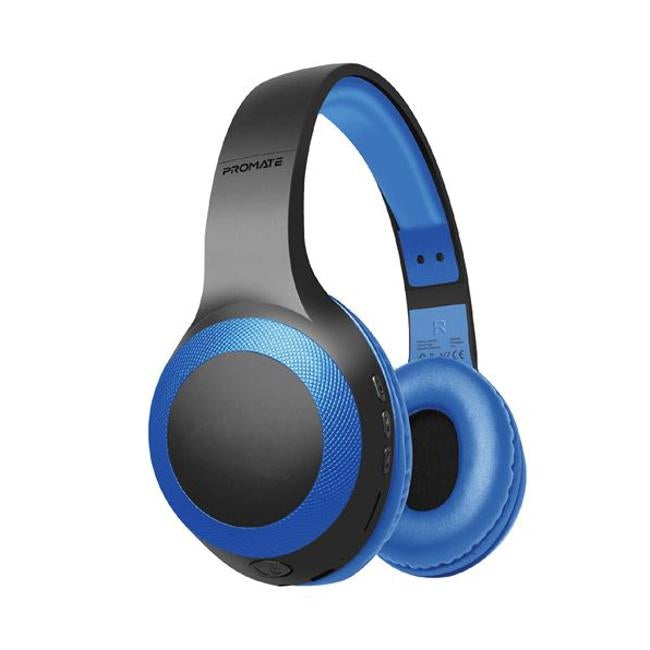 Promate Deep Base Bluetooth V5.0 Wireless Over-Ear Headphones