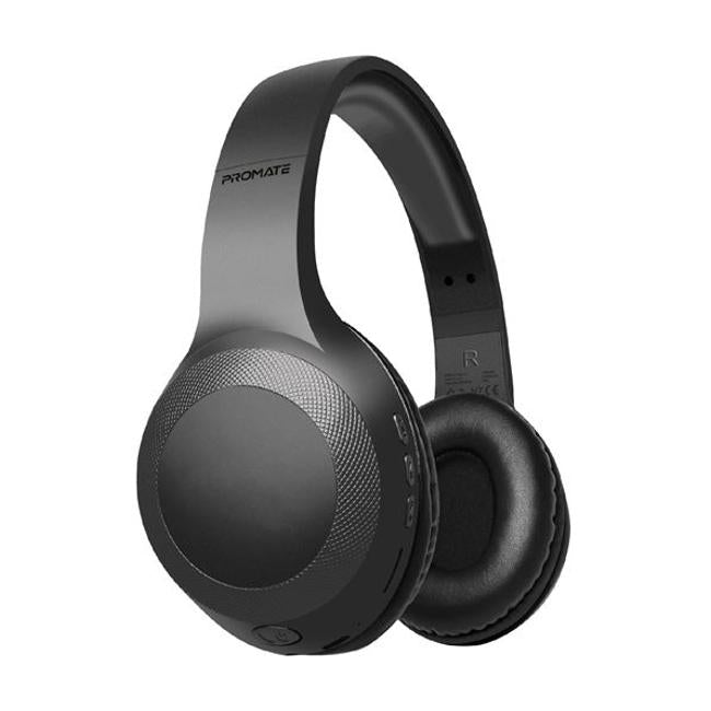 Promate Deep Base Bluetooth V5.0 Wireless Over-Ear Headphones.