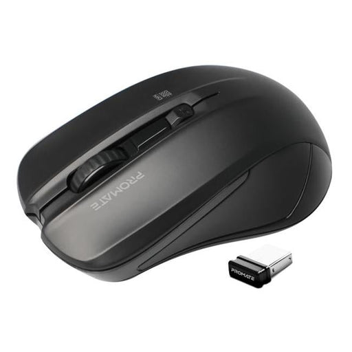 Promate Ergonomic Wireless Mouse With Ambidextrous Design.-Folders